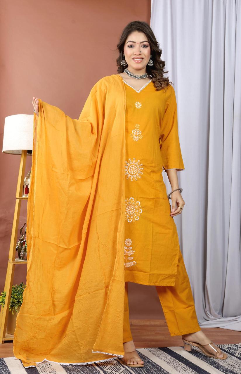 Valerius cotton 3pcs wholesale designer kurtis online